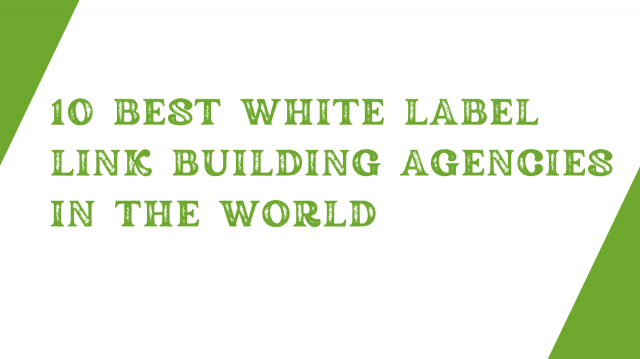 White Label Link Building Agancies